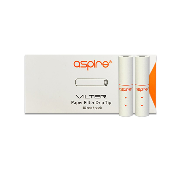 ASPIRE VILTER PAPER FILTERS WHITE (10τεμ)