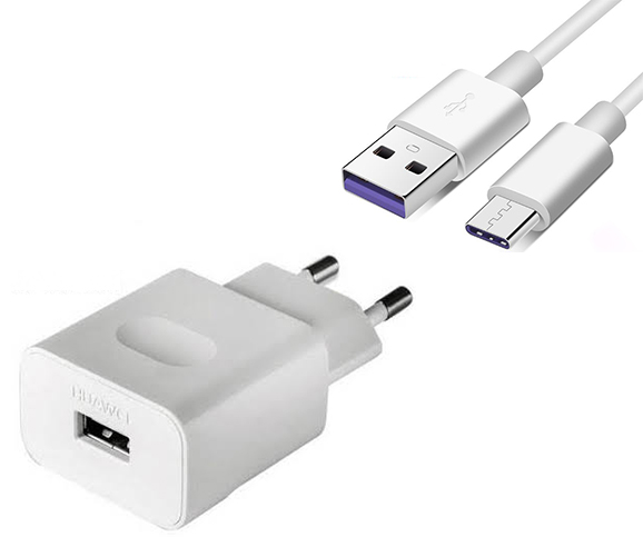 SET ΚΕΦΑΛΗ ΦΟΡΤΙΣΗΣ 22.5W 4A USB ΣΕ MICRO USB HUAWEI V8