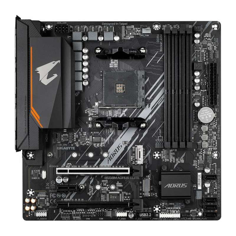 MOTHERBOARD GIGABYTE GA-B550M AORUS ELITE MICRO ATX AMD AM4