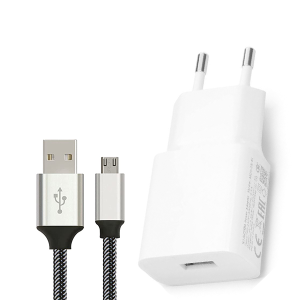 SET ΚΕΦΑΛΗ ΦΟΡΤΙΣΗΣ ΚΑΙ ΠΛΕΚΤΟ ΚΑΛΩΔΙΟ USB ΣΕ MICRO USB BULK