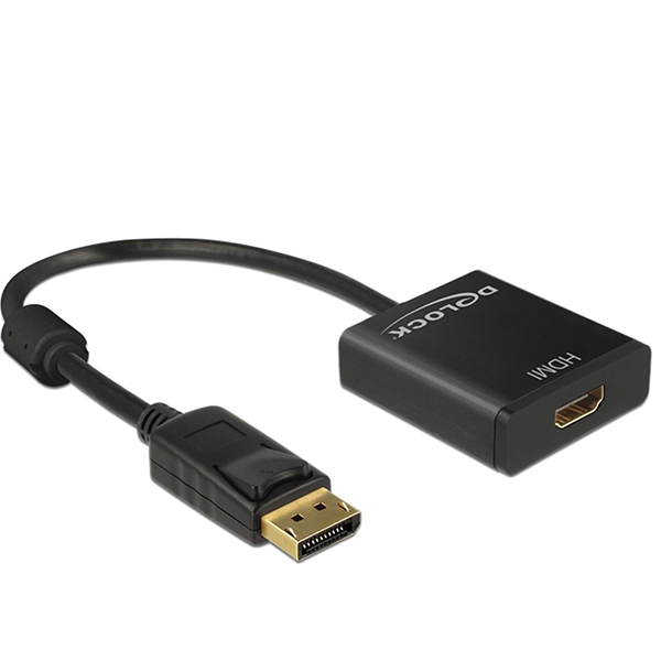 ADAPTOR DISPLAYPORT (M) 1.2 ΣΕ HDMI (F) 4K DELOCK