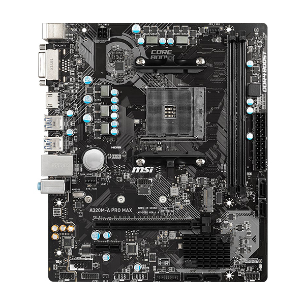 MOTHERBOARD MSI A320M-A PRO MAX  (AM4)