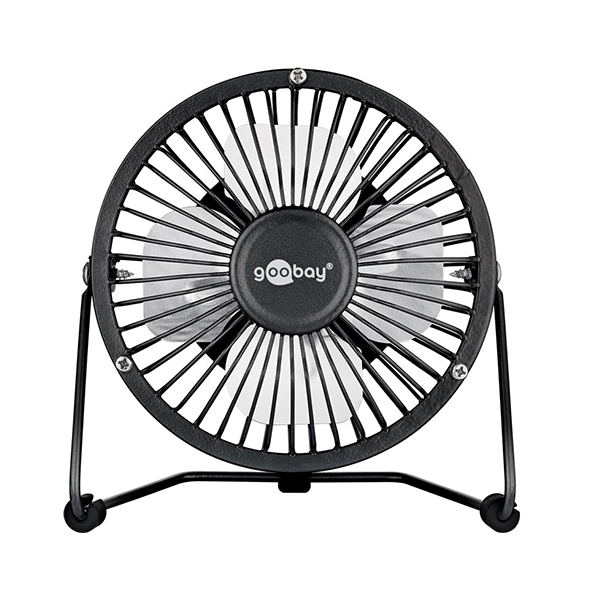 Goobay Desktop USB Fan Ανεμιστηράκι USB 4” Black