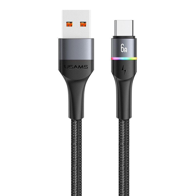 ΚΑΛΩΔΙΟ USB TYPE-C USAMS U76 1.2M 6A US-SJ536