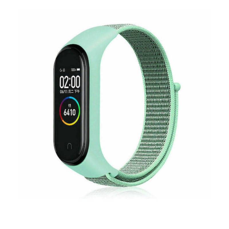ΛΟΥΡΑΚΙ ΥΦΑΣΜΑΤΙΝΟ ΓΙΑ XIAOMI MI BAND 5/6 MINT