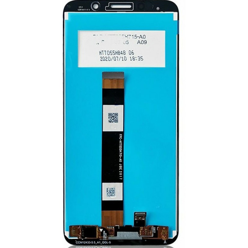 ΟΘΟΝΗ LCD ΜΕ ΜΗΧΑΝΙΣΜΟ ΑΦΗΣ ΓΙΑ HUAWEI Y5p 2020 BLACK