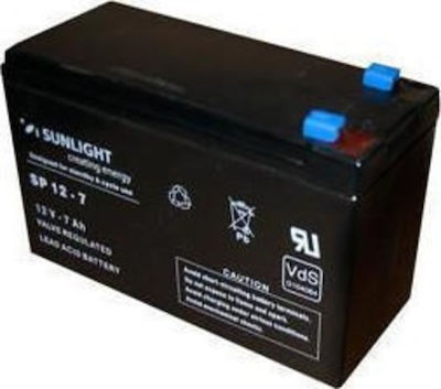 ΜΠΑΤΑΡΙΑ ΜΟΛΥΒΔΟΥ 12V 7.0AH SUNLIGHT