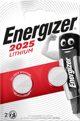 ΜΠΑΤΑΡΙΑ ΚΟΥΜΠΙ CR2025 ENERGIZER (2τεμ)