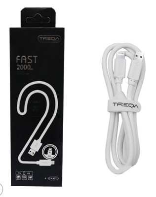 ΚΑΛΩΔΙΟ ΦΟΡΤΙΣΗΣ USB ΣΕ LIGHTNING 2M TREQA