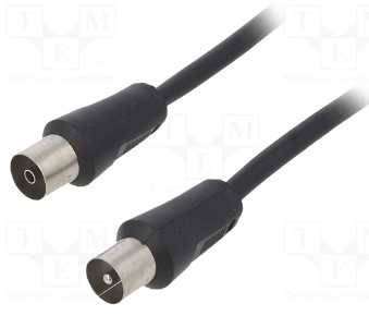 ΚΑΛΩΔΙΟ TV PAL (M) ΣΕ TV PAL (F) 7.5M ΜΑΥΡΟ