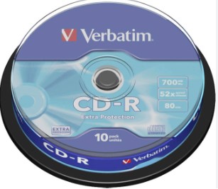 CD-R 700MB 52x CAKE BOX (10 PACK)