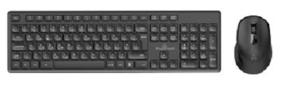 ΑΣΥΡΜΑΤΟ ΠΛΗΚΤΡΟΛΟΓΙΟ & ΠΟΝΤΙΚΙ ΣΕΤ POWERTECH PT-1151 ΜΑΥΡΟ
