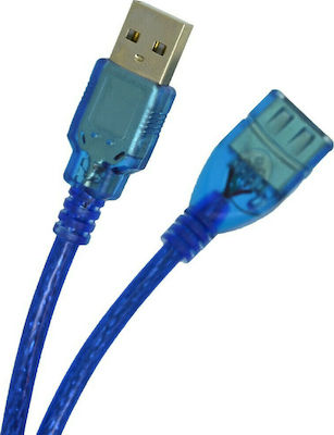 ΚΑΛΩΔΙΟ USB 3.0 A/M A/F ΠΡΟΕΚΤΑΣΗ 3m BLUE