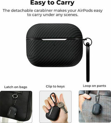 ΘΗΚΗ ΓΙΑ AIRPODS PRO BLACK