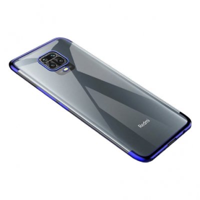 ΘΗΚΗ ΚΙΝΗΤΟΥ ΔΙΑΦΑΝΗ ΜΕ ΠΛΑΙΣΙΟ ΜΠΛΕ ΓΙΑ XIAOMI REDMI NOTE 9T