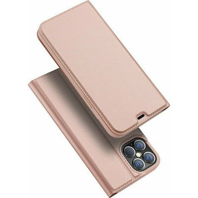 ΘΗΚΗ ΚΙΝΗΤΟΥ BOOK OBA ΡΟΖ ΧΡΥΣΟ ΓΙΑ IPHONE 12 PRO MAX