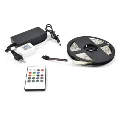 LED ΤΑΙΝΙΑ ROPE LIGHT RGB-IC 5M LIGHT FOLLOWS SOUND