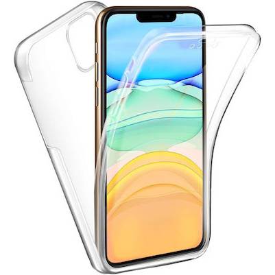 ΘΗΚΗ ΚΙΝΗΤΟΥ ΣΙΛΙΚΟΝΗ ΔΙΑΦΑΝΗ 360 ΓΙΑ IPHONE 12 / IPHONE 12 PRO