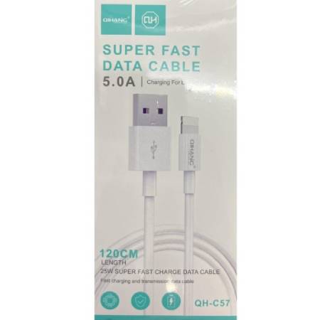 ΚΑΛΩΔΙΟ USB LIGHTNING QIHANG SUPER FAST 5.0A QH-C57 1.2m