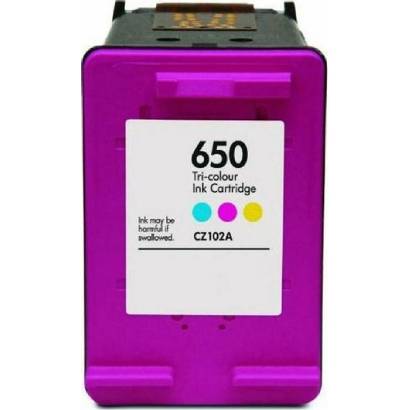 ΣΥΜΒΑΤΟ ΜΕΛΑΝΙ ATLAS ΓΙΑ HP No. 650XL TRI-COLOUR CZ102AE JUMBO