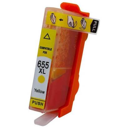 ΣΥΜΒΑΤΟ ΜΕΛΑΝΙ ΓΙΑ HP No. 655XL YELLOW INK CRTR