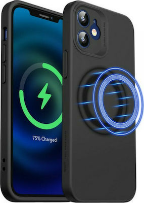 ΘΗΚΗ ΚΙΝΗΤΟΥ ΣΧΕΔΙΟ iPHONE 12 / 12 PRO ΜΑΥΡΗ