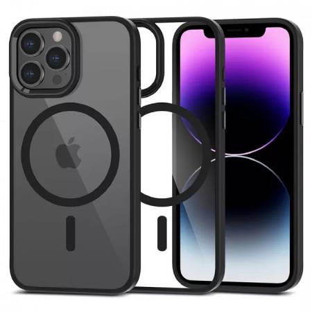 ΘΗΚΗ ΚΙΝΗΤΟΥ ΣΧΕΔΙΟ MAGNETIC ΜΕ ΠΛΑΙΣΙΟ ΜΑΥΡΟ ΓΙΑ IPHONE 13