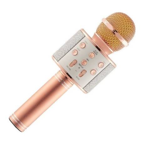 ΜΙΚΡΟΦΩΝΟ WSTER WS-858 AΣΥΡΜΑΤΟ ROZ GOLD