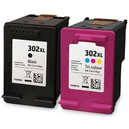 ΣΥΜΒΑΤΟ ΜΕΛΑΝΙ TFO ΓΙΑ HP 302RXL PACK 15mlBLACK 17ml COLOR