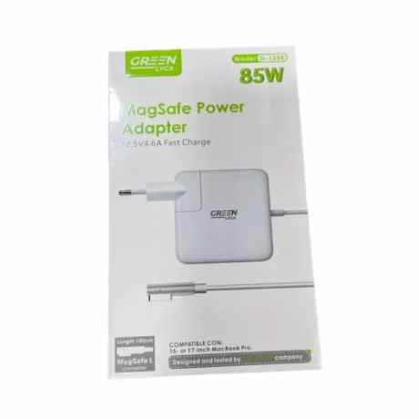 ΣΥΜΒΑΤΟΣ ΦΟΡΤΙΣΤΗΣ GREEN LYCA ΓΙΑ MACBOOK MAGSAFE (L) 85W G-1258