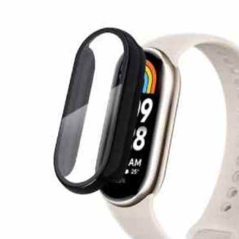 ΘΗΚΗ TECH-PROTECT FULL GLASS ΓΙΑ SMART WATCH XIAOMI SMART BAND 9 / 9 NFC BLACK