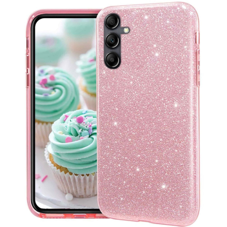 ΘΗΚΗ ΚΙΝΗΤΟΥ GLITER ΡΟΖ ΓΙΑ SAMSUNG A54 5G