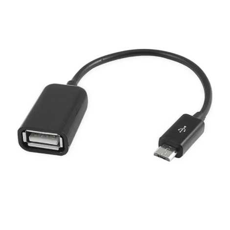 ΚΑΛΩΔΙΟ MICRO USB (M) ΣΕ USB (F) ADAPTER 0.20M