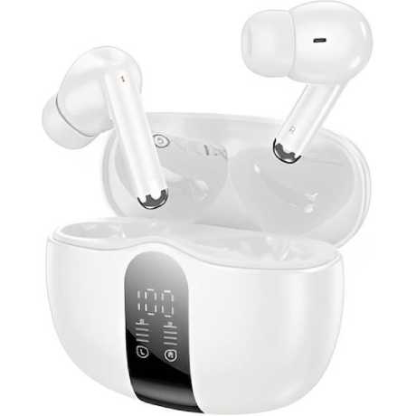 ΑΚΟΥΣΤΙΚΑ BLUETOOTH BOROFONE FQ3 SOULMATE ANC+ANC DUAL WHITE