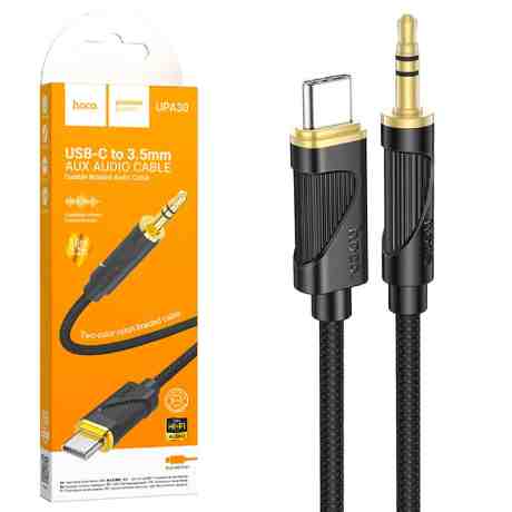 ΚΑΛΩΔΙΟ TYPE-C (M) ΣΕ 3.5 JACK (M) HOCO UPA30 1m