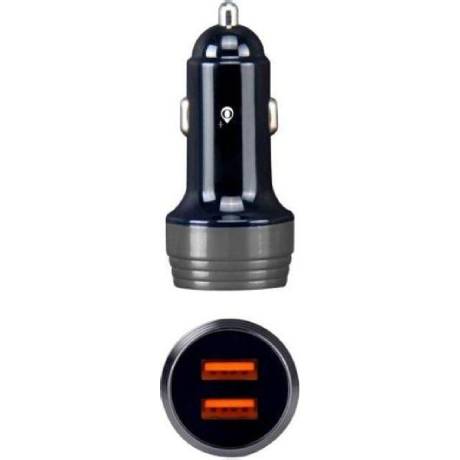 ΚΕΦΑΛΗ ΦΟΡΤΙΣΗΣ ΑΥΤ/ΤΟΥ 2xPORT USB 3.0 3.4A ΜΕ ΚΑΛΩΔΙΟ USB ΣΕ MICRO USB ONEPLUS