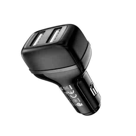 ΚΕΦΑΛΗ ΦΟΡΤΙΣΗΣ ΑΥΤΟΚΙΝΗΤΟΥ 2xUSB HOCO Z36 ΜΕ ΚΑΛΩΔΙΟ USB ΣΕ TYPE-C