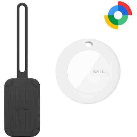 MiLi MiTAG HD-P16-Lu WITH LUGGAGE TAG FOR ANDROID FINDE MY DEVICE BLACK