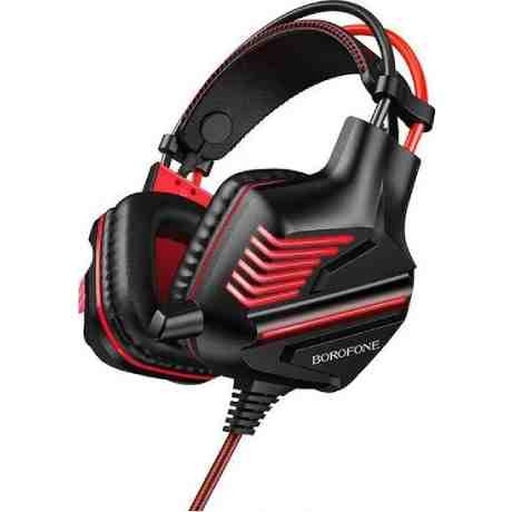 ΑΚΟΥΣΤΙΚΑ ΚΑΣΚΑ ΑΣΥΡΜΑΤΑ BOROFONE B0101 BLACK-RED
