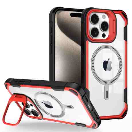 ΘΗΚΗ ΚΙΝΗΤΟΥ CLEAR MAGSAFE CAM STAND ΜΠΟΡΝΤΟ ΓΙΑ IPHONE 16 PRO MAX