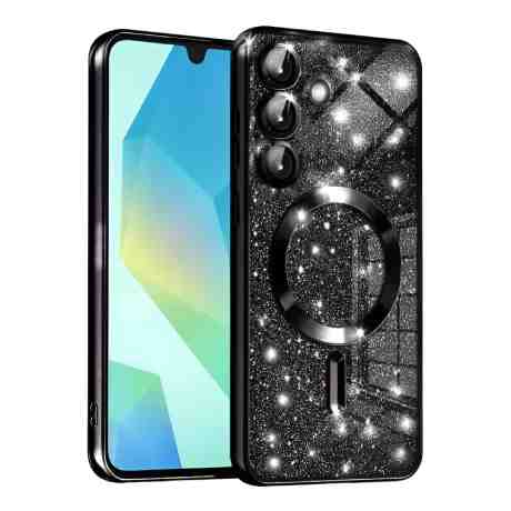 ΘΗΚΗ ΚΙΝΗΤΟΥ DIAMOND MAGSAFE ΜΑΥΡΗ ΓΙΑ SAMSUNG A16