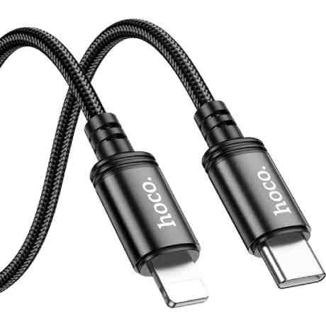 ΚΑΛΩΔΙΟ ΦΟΡΤΙΣΗΣ TYPE-C ΣΕ LIGHTNING HOCO X89 27W 2m 2.4A BLACK