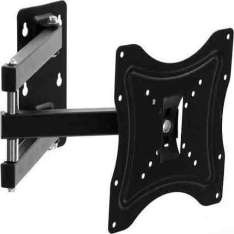 ΒΑΣΗ TV ΤΟΙΧΟΥ 14″- 42″ HOME DESIGN HDL-117B ΜΕ ΔΙΠΛΟ ΜΠΡΑΤΣΟ ΜΑΥΡΗ