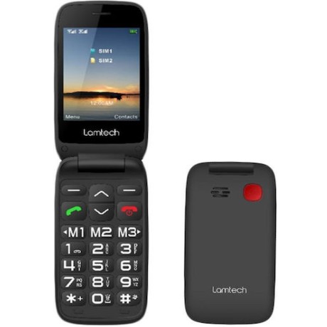 ΚΙΝΗΤΟ LAMTECH FLIP-X LAM980633 2G SOS BUTTON BLACK