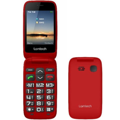 ΚΙΝΗΤΟ LAMTECH FLIP-X LAM980657 2G SOS BUTTON RED