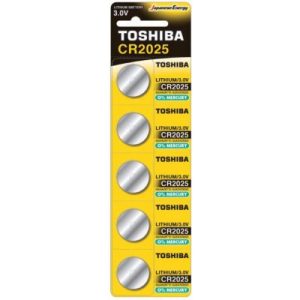 ΜΠΑΤΑΡΙΑ ΚΟΥΜΠΙ TOSHIBA CR2025 3.0V 5Τεμχ