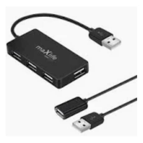 USB HUB 4 PORTS 4xUSB 2.0 480mb/s