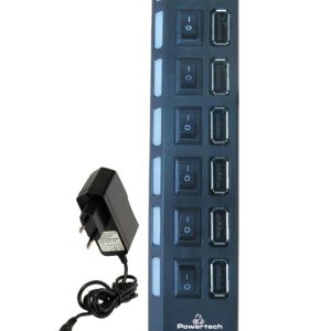 USB HUB 6 PORTS 6xUSB 2.0