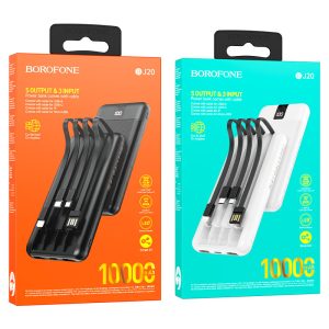 POWER BANK 10.000 mAh BOROFONE BJ10 BLACK