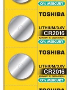 ΜΠΑΤΑΡΙΑ ΚΟΥΜΠΙ TOSHIBA CR2016 3.0V 5Τεμχ